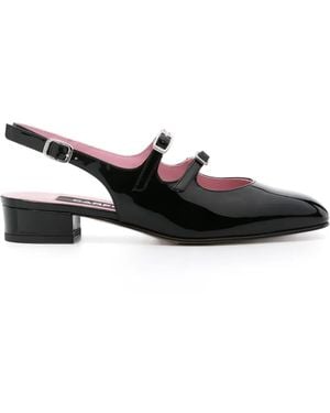 CAREL PARIS Peche 20Mm Slingback Pumps - Black