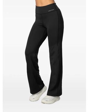 Kari Traa Ava Logo-Print Flared Track Pants - Black