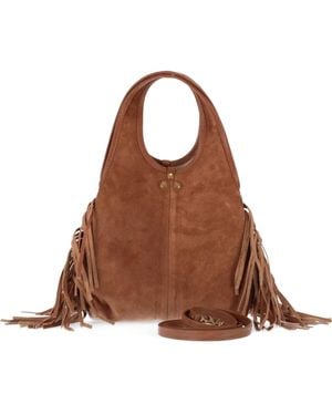 Jérôme Dreyfuss Paco S Fringe Tote Bag - Brown