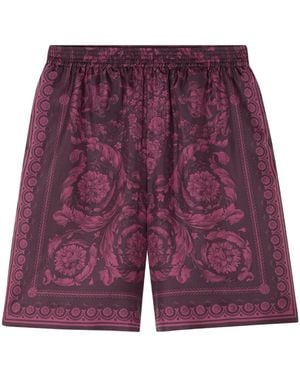Versace Shorts Barocco - Viola