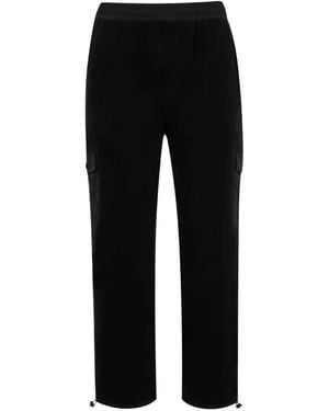 Sinclair Pantalon En Polaire À Poches Cargo - Noir