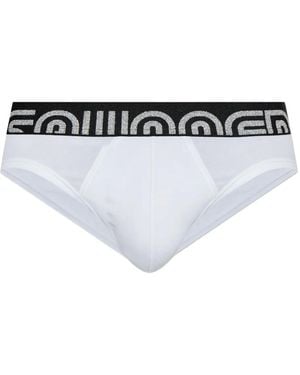 DSquared² Elastic-Waistband Briefs - White