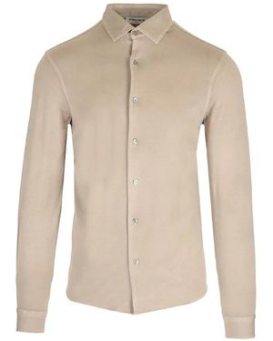 Al Duca d'Aosta Button-Down Cotton Shirt - Natural