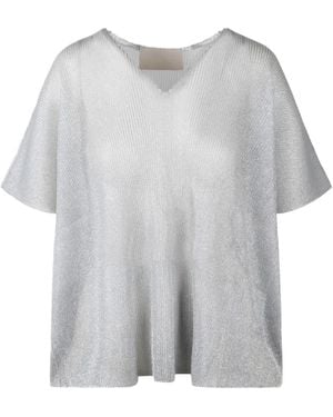 Circus Hotel Oversized Top - Grey