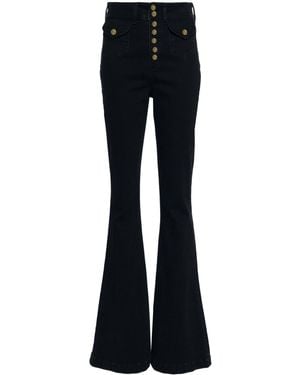 Versace Jeans Couture High-Rise Flared Jeans - Blue