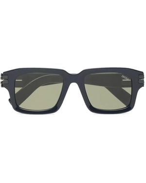 ZEGNA Sonnenbrille Mit Eckigem Gestell - Blau