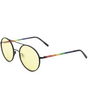 DKNY Pride Round-Frame Sunglasses - Metallic