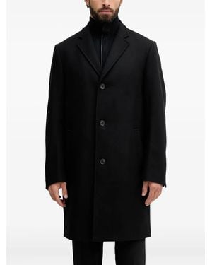 Karl Lagerfeld Manteau À Simple Boutonnage - Noir