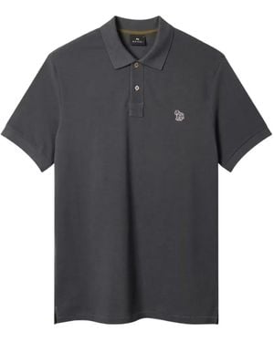 Mps Zebra Regular-Fit Polo Shirt - Gray