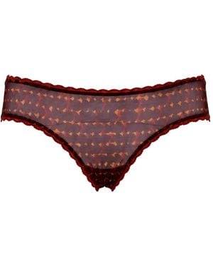 Laura Urbinati Culotte À Imprimé Géométrique - Brown