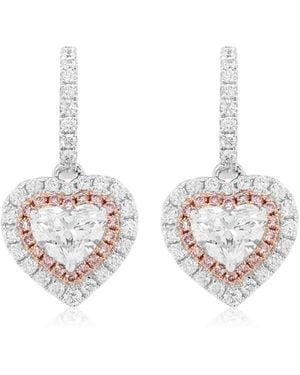 HYT Jewelry 18Kt Diamond Drop Earrings - White
