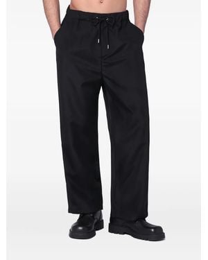 OAMC Drawstring Srtaight-Leg Trousers - Black