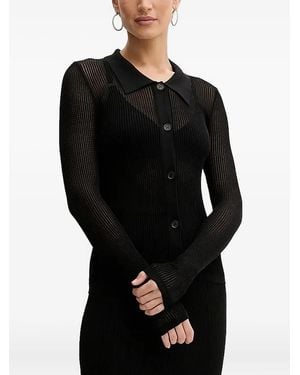Silvian Heach Polo-Neck Mini Dress - Black