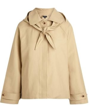 Sister Jane Galleria Kapuzenjacke Mit Schleifendetail - Natur