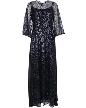 Baruni Ghaliya Sequin Maxi Dress - Blue