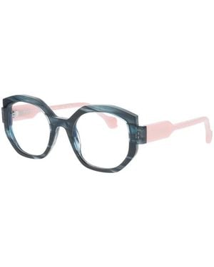 Face A Face Minds 1 Bril Met Geometrisch Montuur - Wit