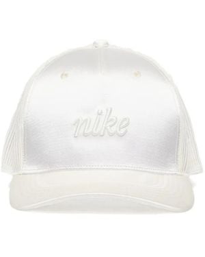 Nike Logo-Detail Trucker Cap - White