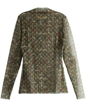 YASSMIN SALEH La Reverie Tattoo T-Shirt - Green