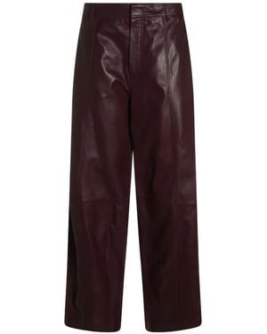 Alberta Ferretti Wide-Leg Trousers - Purple