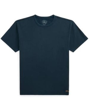 RRL Cotton T-Shirt - Blue