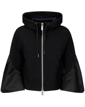 Sacai Sponge Sweat Hoodie - Schwarz