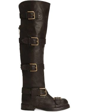 Dolce & Gabbana Bottines À Boucle 20 Mm - Noir