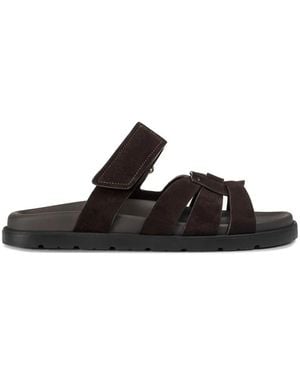 Doucal's Suede Sandals - Black