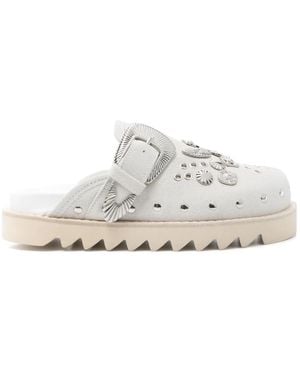 Toga Mules Sabot - Bianco