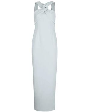 Solace London Rona Cape Dress - White