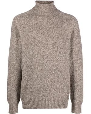 Officine Generale タートルネック プルオーバー - ブラウン