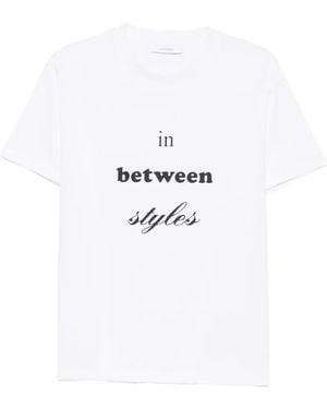 JULIE KEGELS Jony Slogan-Print T-Shirt - White