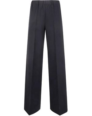 Liviana Conti Elastic-Waistband Trousers - Blue