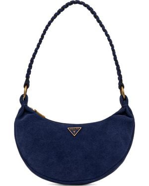 Guess Mini Amita Braided Shoulder Bag - Blue