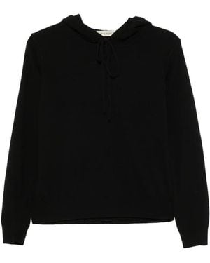 SERGIO MORETTI FIRENZE Drawstring-Fastening Hoodie - Black