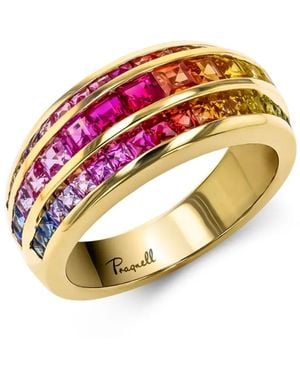 Pragnell 18Kt Manhattan Sapphire Ring - Pink