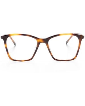 Gigi Studios Tortoiseshell Square-Frame Glasses - Brown