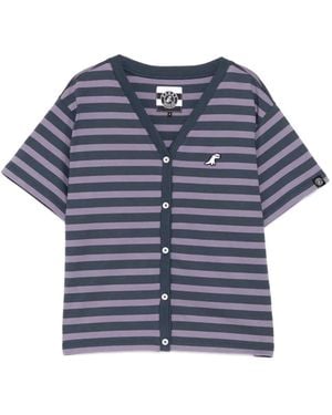 SPORT b. by agnès b. Striped Short-Sleeve T-Shirt - Blue