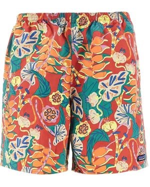 Patagonia Floral Bermuda Shorts - Red