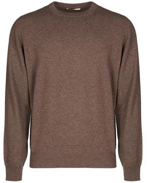 FILIPPO DE LAURENTIIS Crew-neck Jumper - Brown