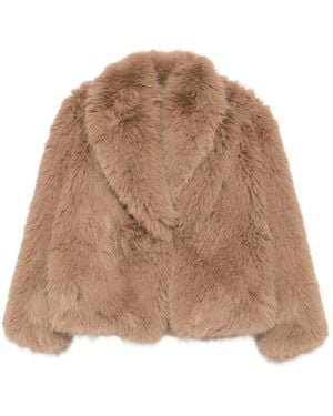 Dondup Faux-Fur Jacket - Brown