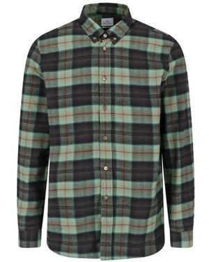Paul Smith Camisa De Algodón A Cuadros - Verde