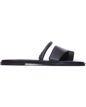 Vic Matié Leather Sandals - White