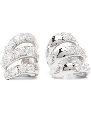 Swarovski Vienna Swan Ear Cuffs - White