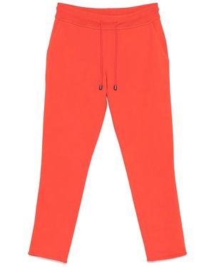 Juvia Cotton-Blend Track Pants - Red