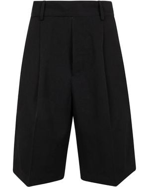 Yohji Yamamoto ハーフパンツ - ブラック