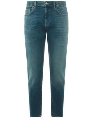 Eleventy Patch Pocket Jeans - Blue