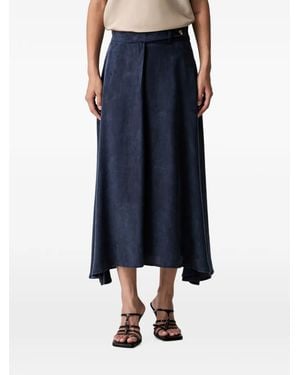 ViCOLO Falda Midi Acampanada - Azul