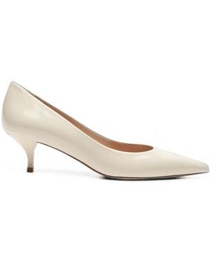 Stuart Weitzman Stuart Power Pumps Mit Spitzer Kappe - Weiß