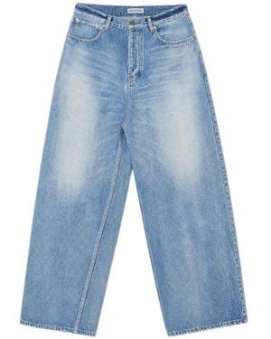 Balenciaga Baggy Fit Denim Jeans - Blue
