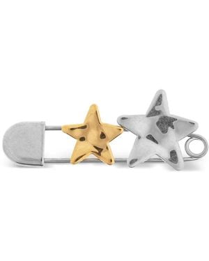 Jil Sander Broche De Imperdible Con Detalle De Estrella - Blanco